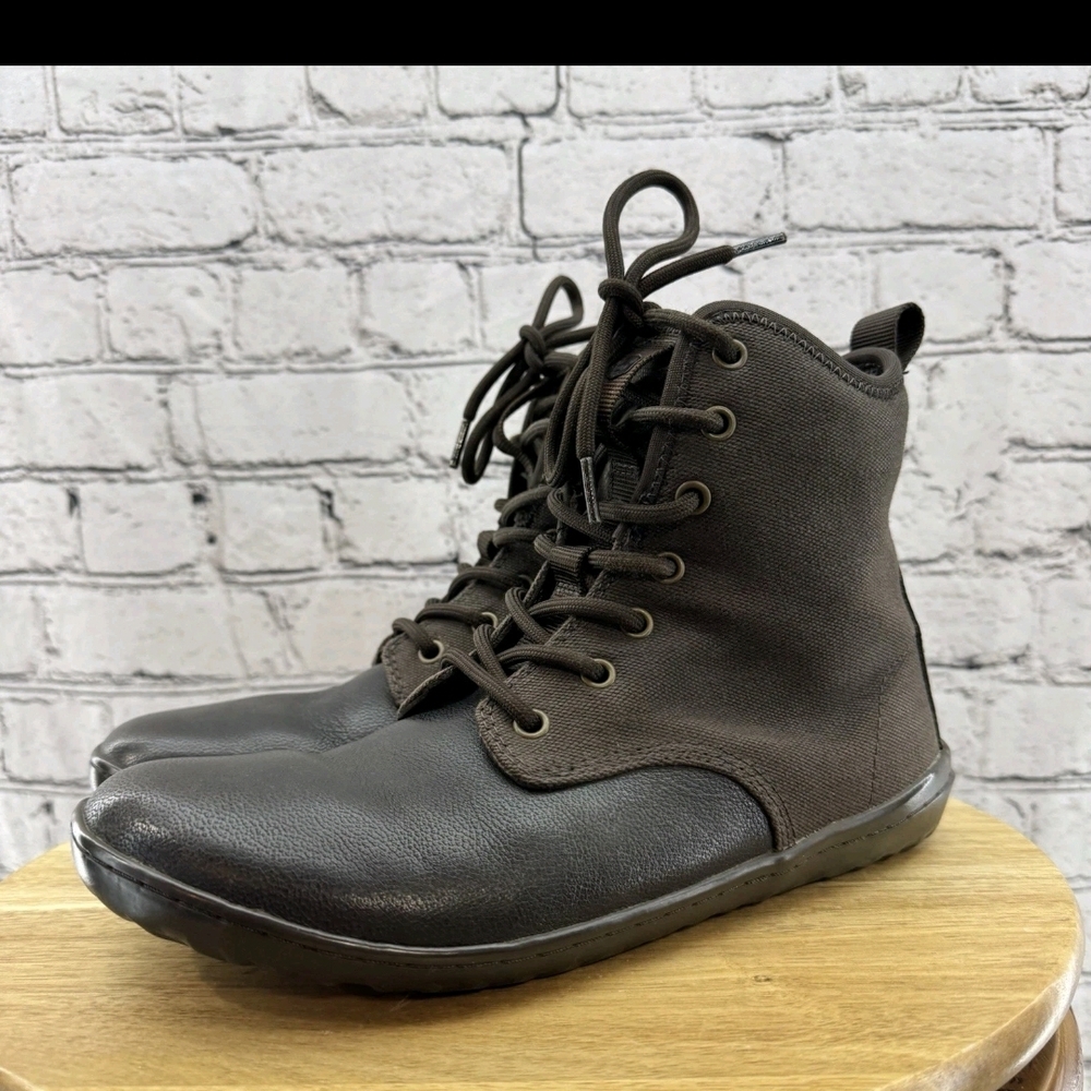 Vivo Barefoot Scott Brown Lace-Up Boots 40 (Mens 7 Womens 9)